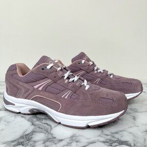 Vionic Sneakers Walking Mauve Suede Women’s Size 9 Wide 23TWALK